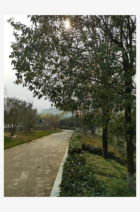 宜居城市户外清新环境-众图网