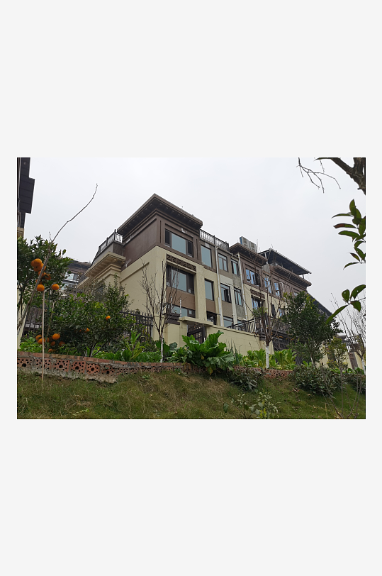 城市户外建筑一角-众图网