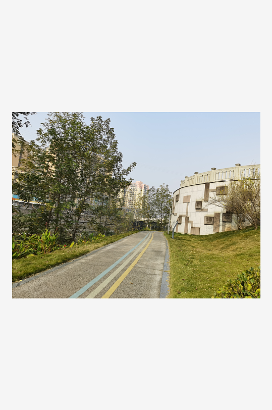 清新舒适城市户外-众图网