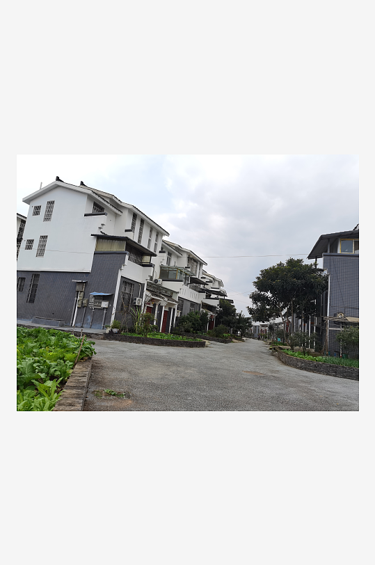 宜居休闲小镇建筑一角-众图网