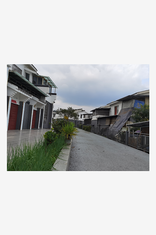 宜居休闲小镇建筑一角-众图网