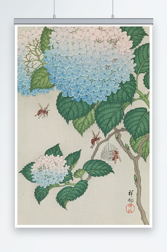 蜜蜂现代轻奢装饰画-众图网