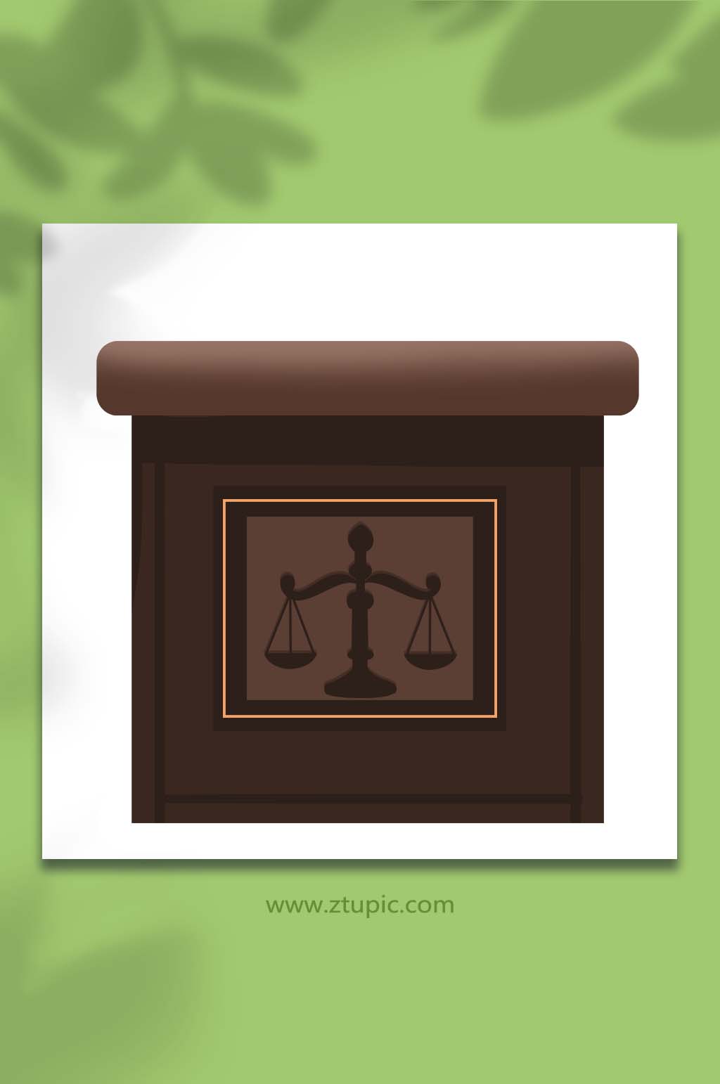 桌子全国律师咨询日插画物品元素素材