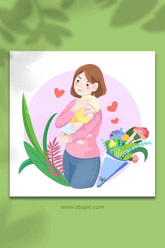 母婴宝宝插画图片-母婴宝宝插画素材下载-众图网