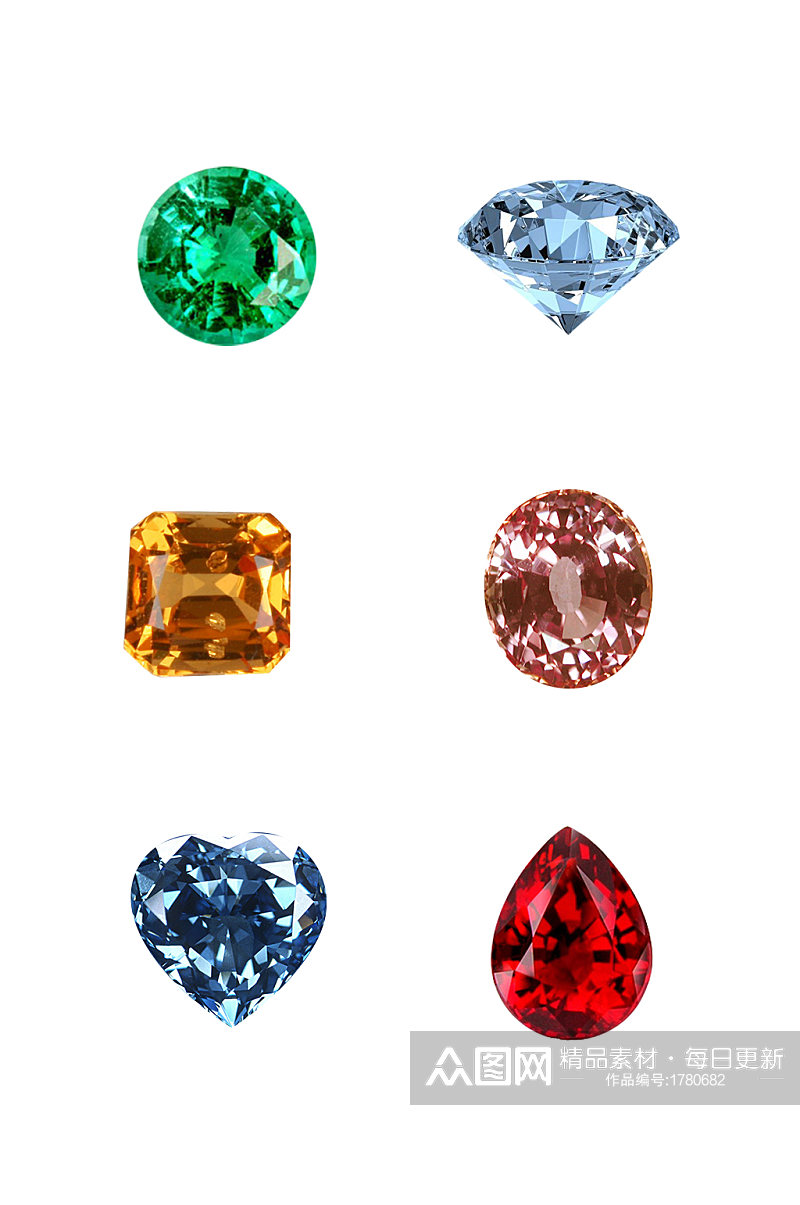 宝石钻石免抠图素材素材