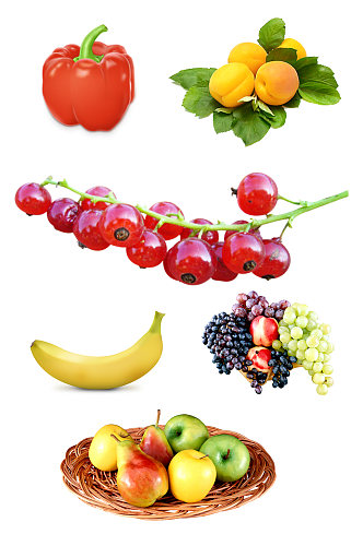 实物水果素菜素材