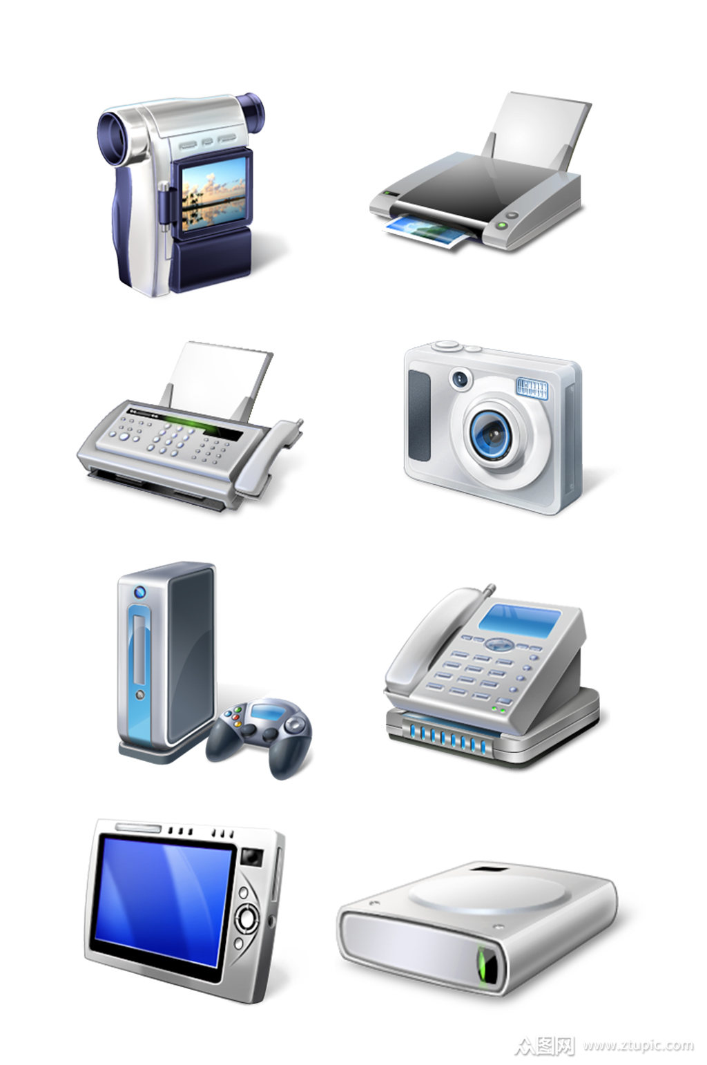 各种科技电子设备素材素材