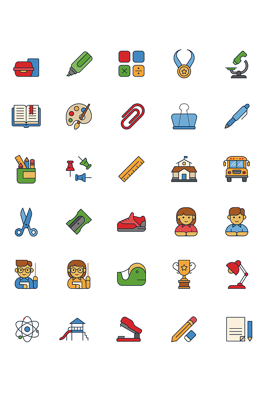 学校教育ui小图标