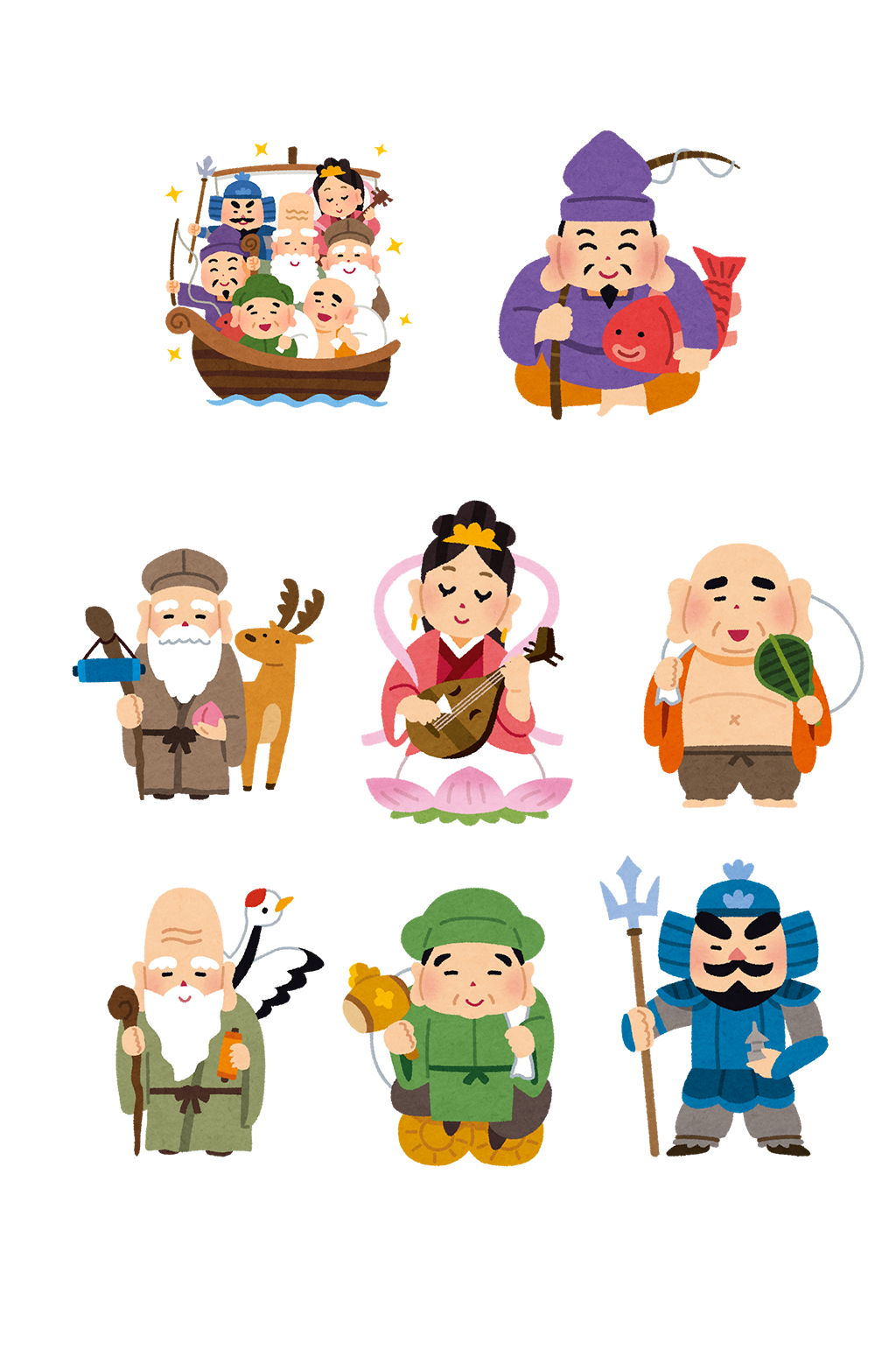 卡通神话人物素材_卡通神话人物模板_卡通神话人物设计图片免费下载-众图网