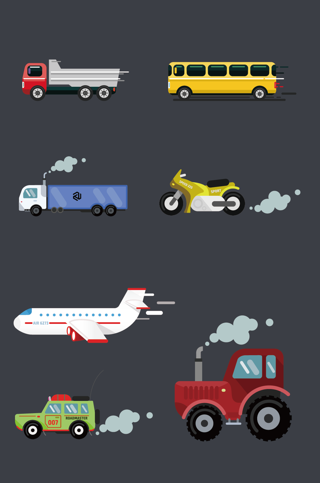 十种常见的交通工具图片