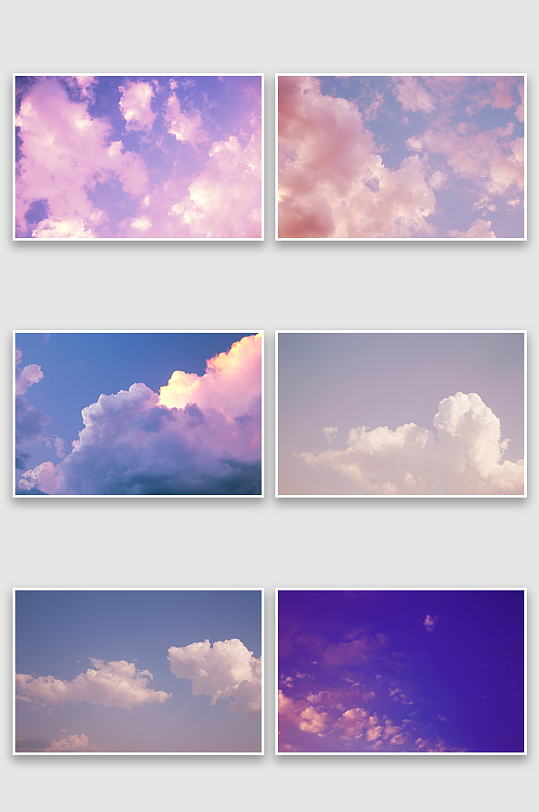 紫色天空云朵背景