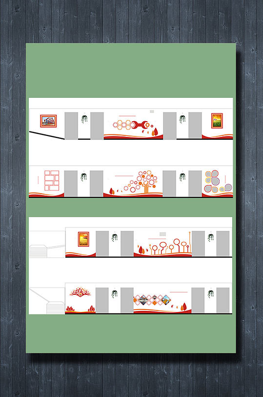 走廊过道-设计参考图-众图网