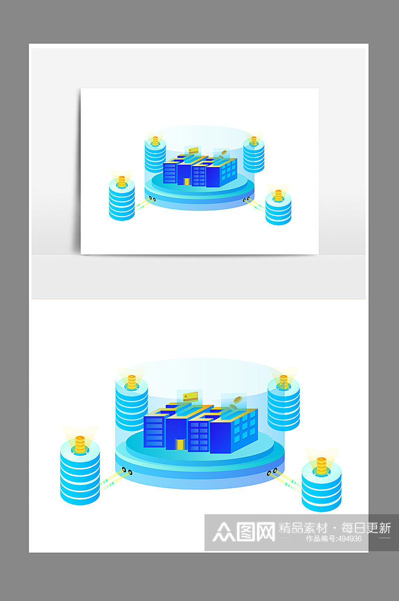 金融货币商务办公元素素材