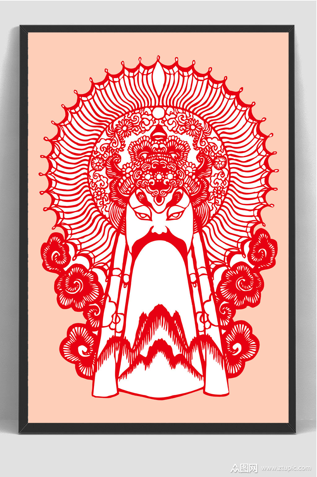 脸谱国粹元素设计