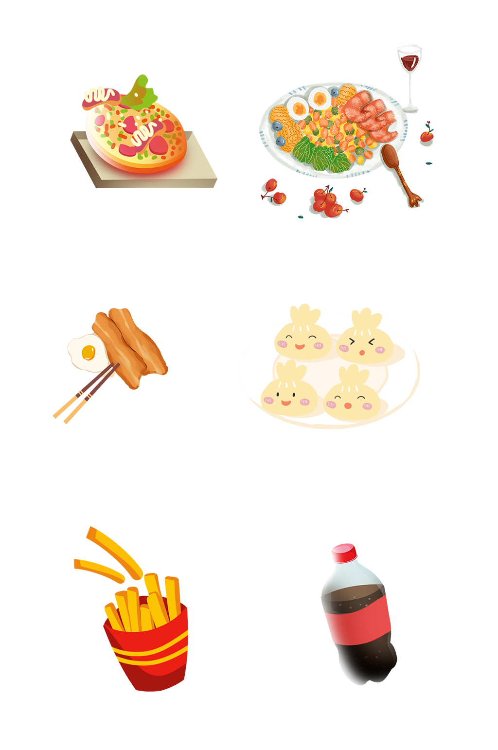 香味可口美食元素素材