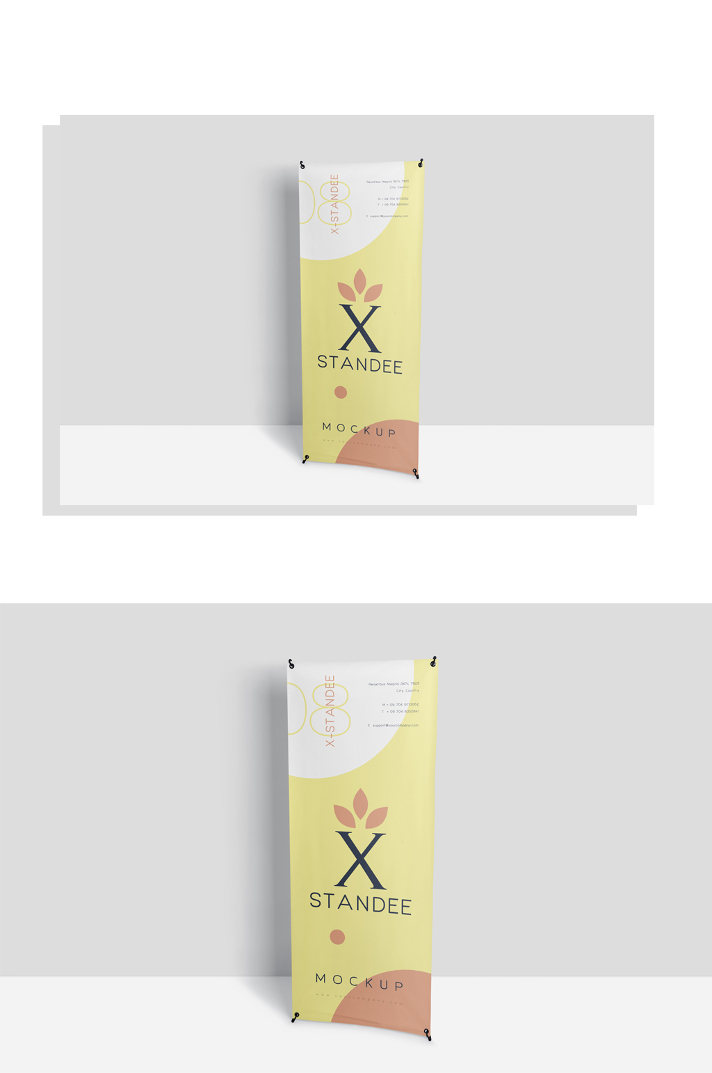 易拉寶展架樣機效果圖素材