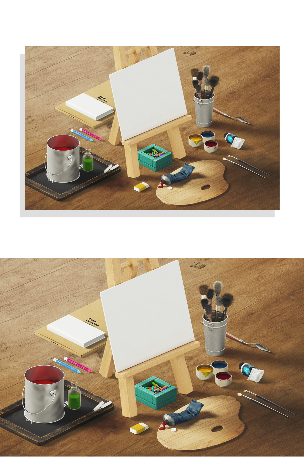 画架VI样机产品效果图素材