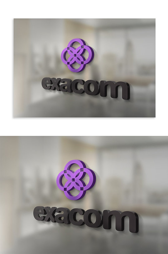 logo样机效果图