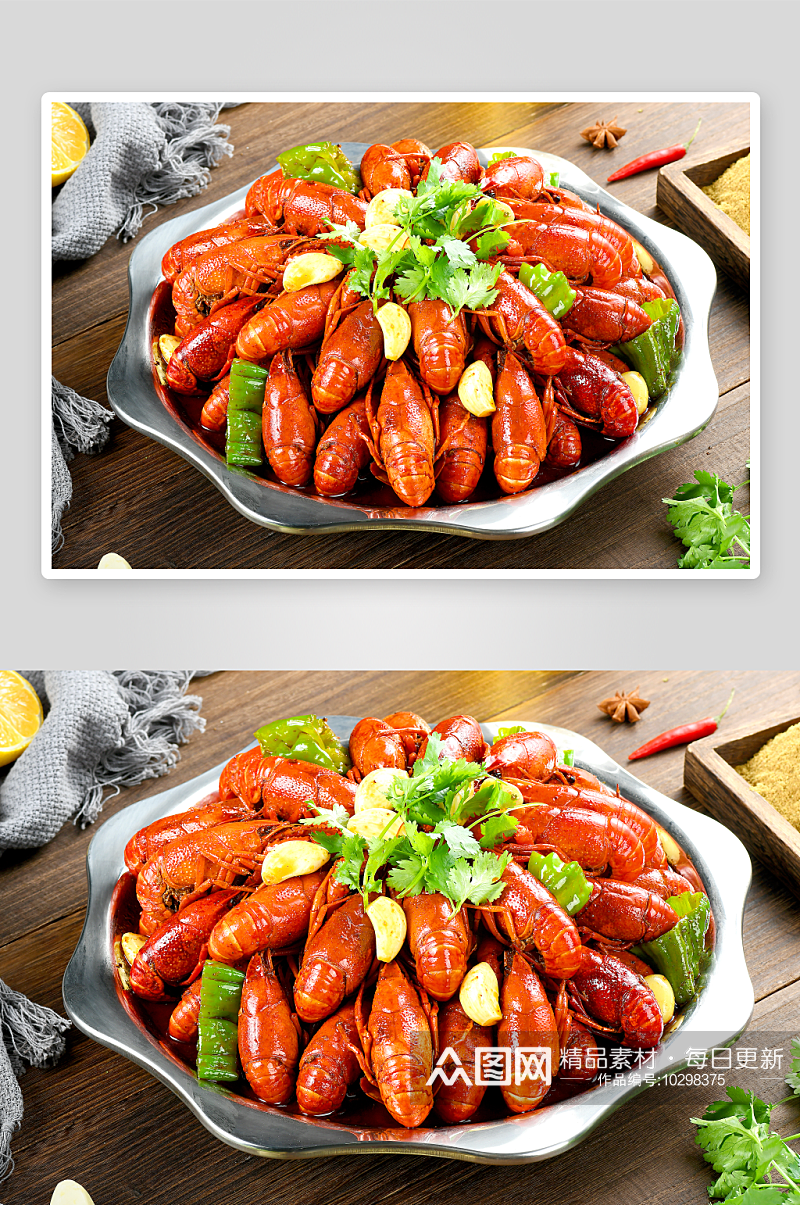 十三香小龙虾美食图片素材