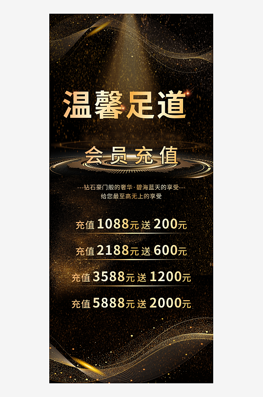 足道SPA展架海报素材