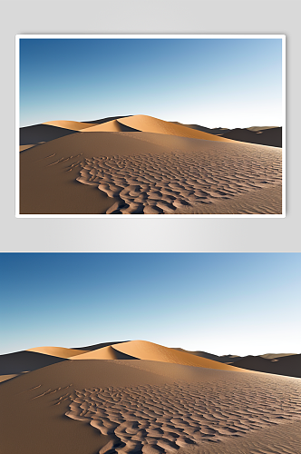 唯美风格沙漠风景数字艺术摄影图