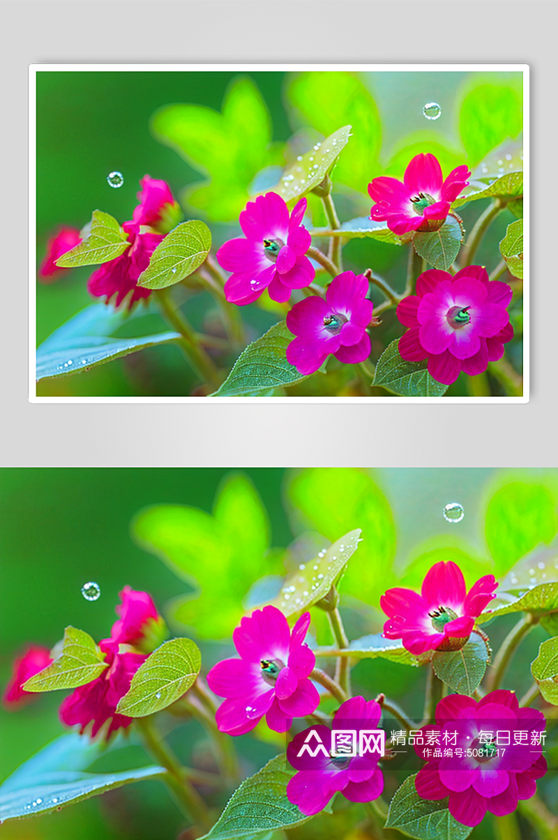 花朵紫色喇叭花艺术图片素材