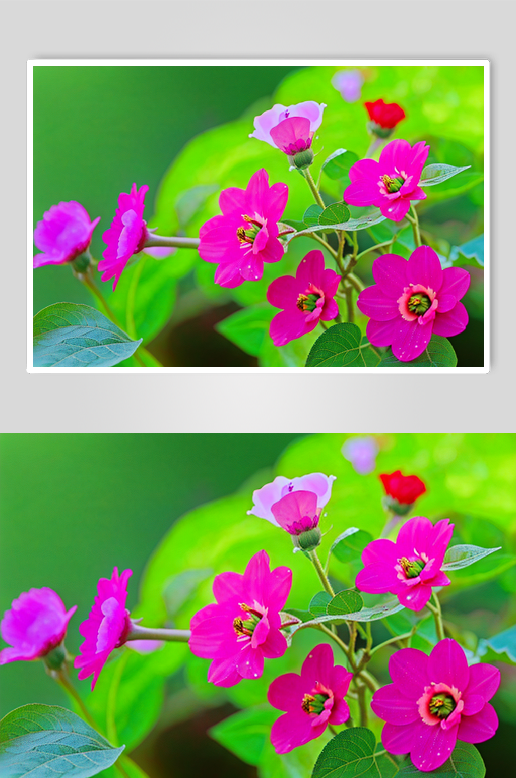 花朵紫色喇叭花艺术图片素材