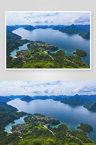 户外大海景蓝天白云草地风景高清图像