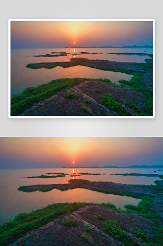 夕阳风光风景云层高清摄影照片