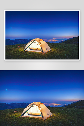帐篷风光风景云层高清摄影照片