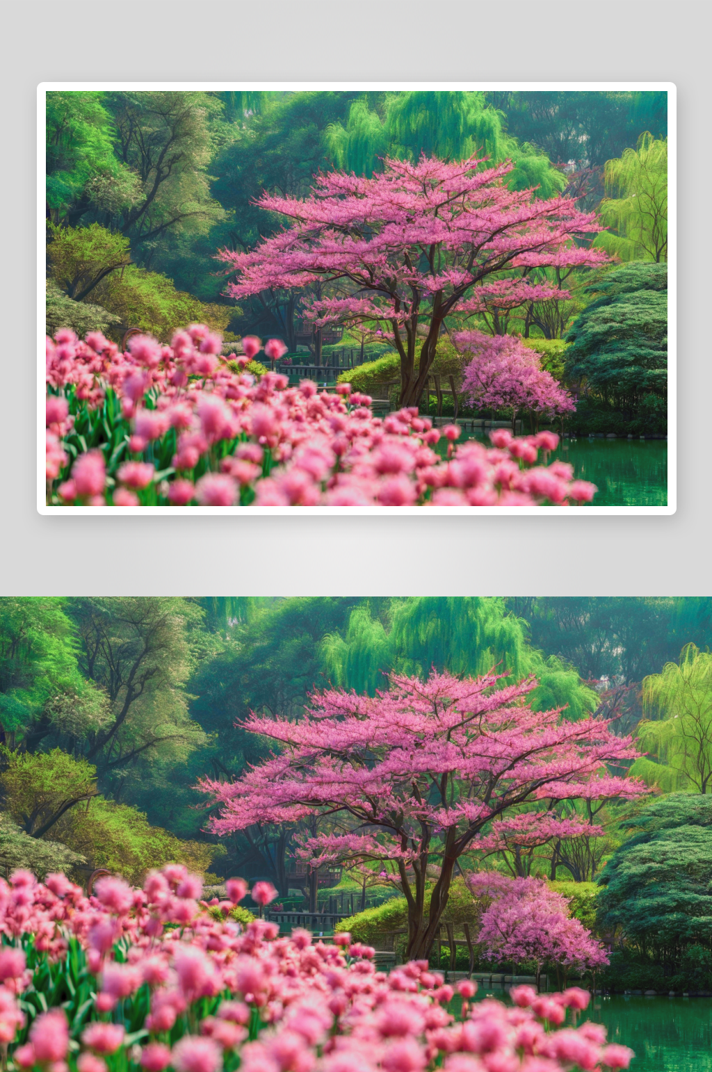 杜鹃花风景风光高清摄影图像素材