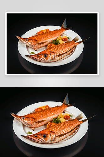 鱼肉摄影特写素材图像