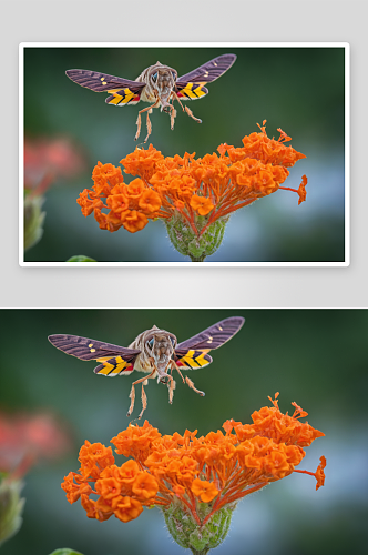 鸟类昆虫特写摄影背景照片