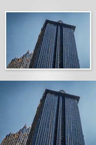摩天大楼特写摄影高清图片