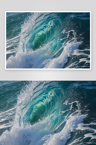 海浪摄影特写素材图片