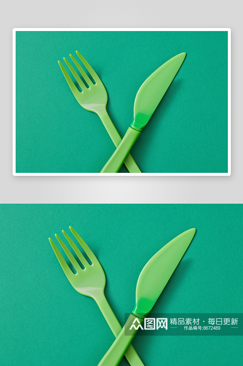 刀叉餐具背景写摄影背景图像素材
