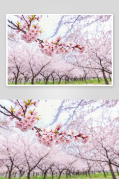 春天樱花背景图片