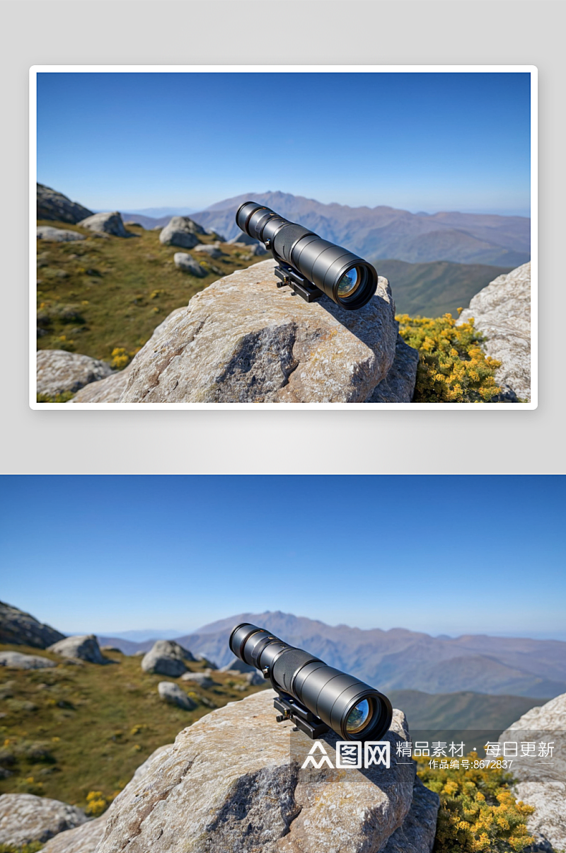 望远镜特写摄影高清图片素材