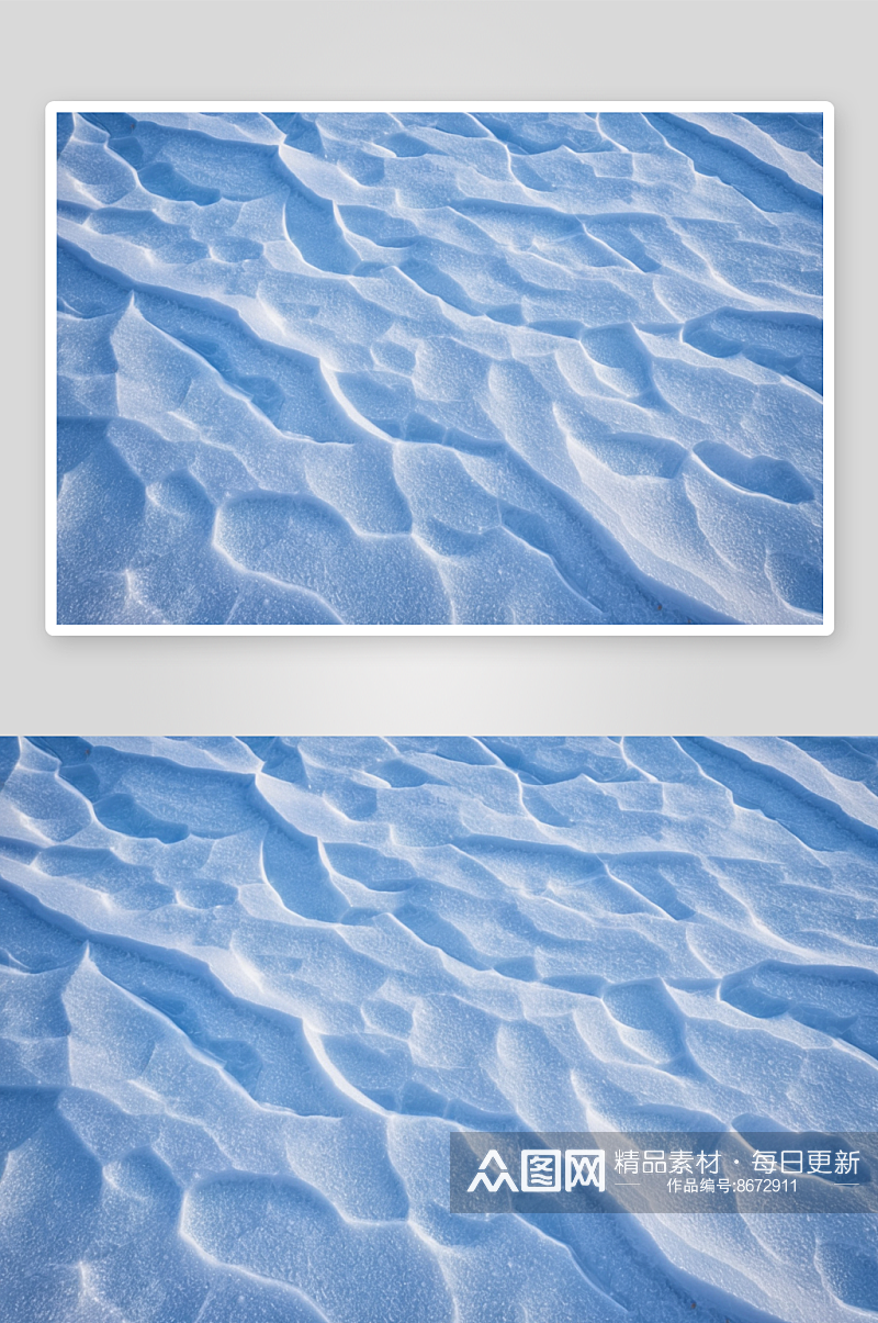 冰雪风景特写摄影高清图像素材