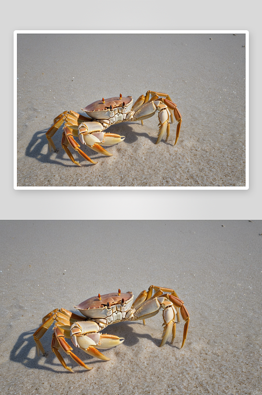 螃蟹特写摄影高清图像