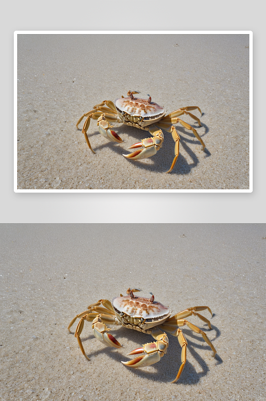 螃蟹特写摄影高清图像
