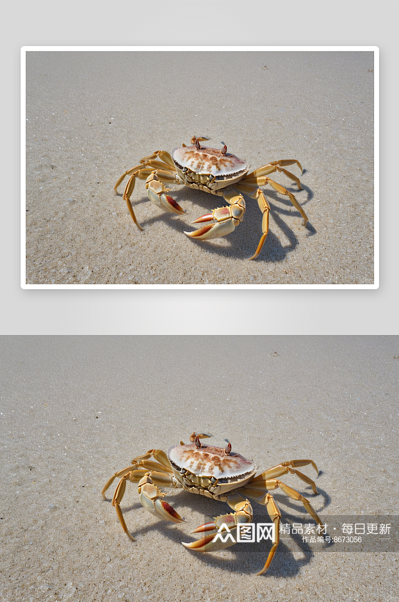 螃蟹特写摄影高清图像素材