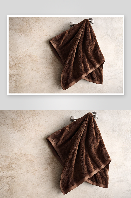 毛巾混凝土背景纹理特写摄影高清图片