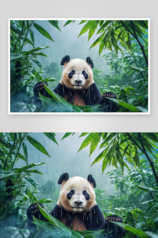 大熊猫特写摄影背景图像