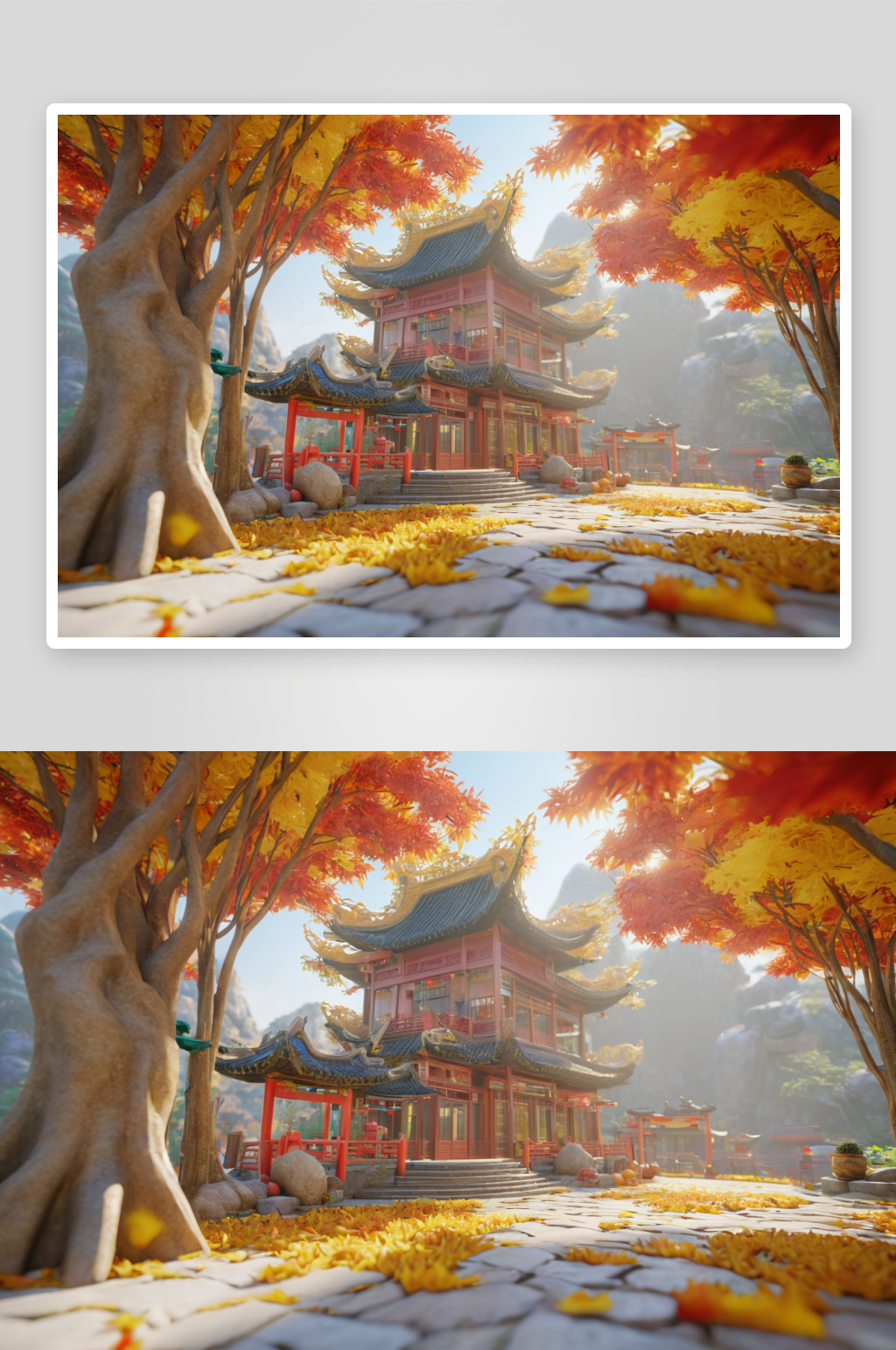 清新房屋微缩景观特写摄影背景图像照片素材