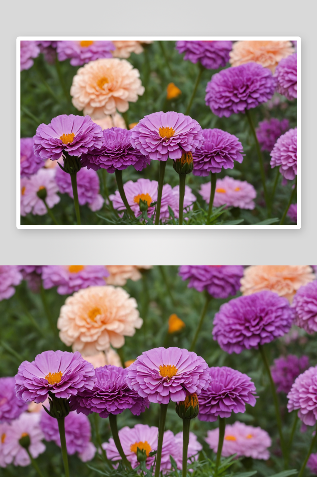 花丛万寿菊高清特写花卉图片素材