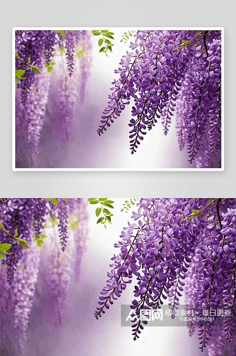 紫藤春天紫花图片素材