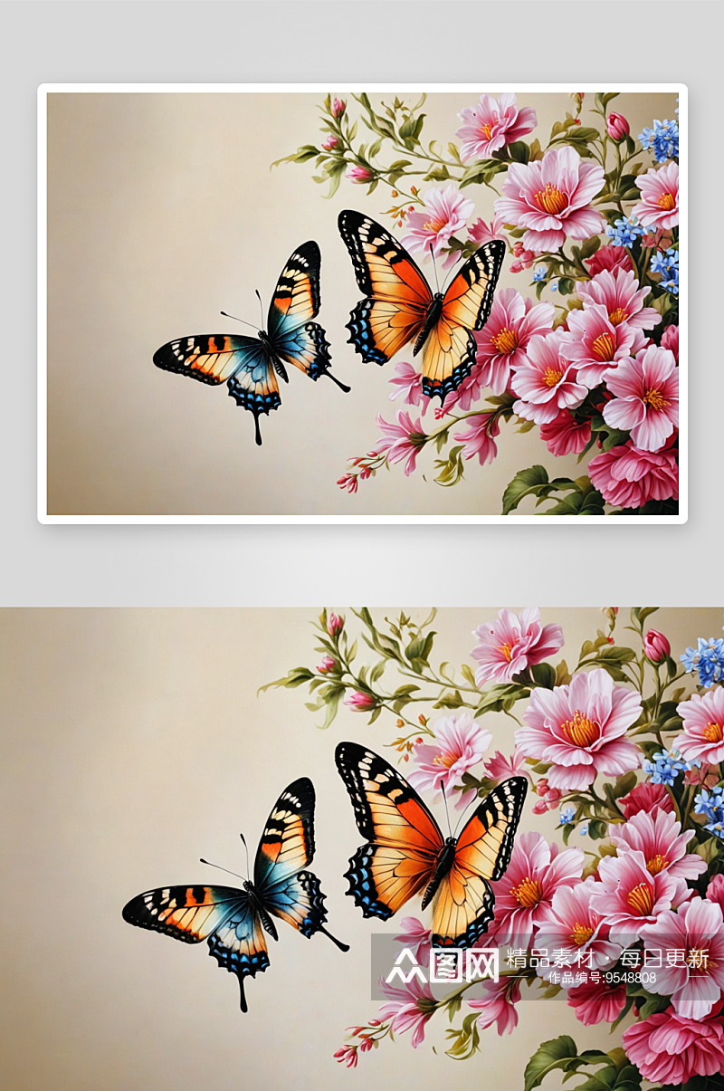 花卉蝴蝶兰特写图片素材