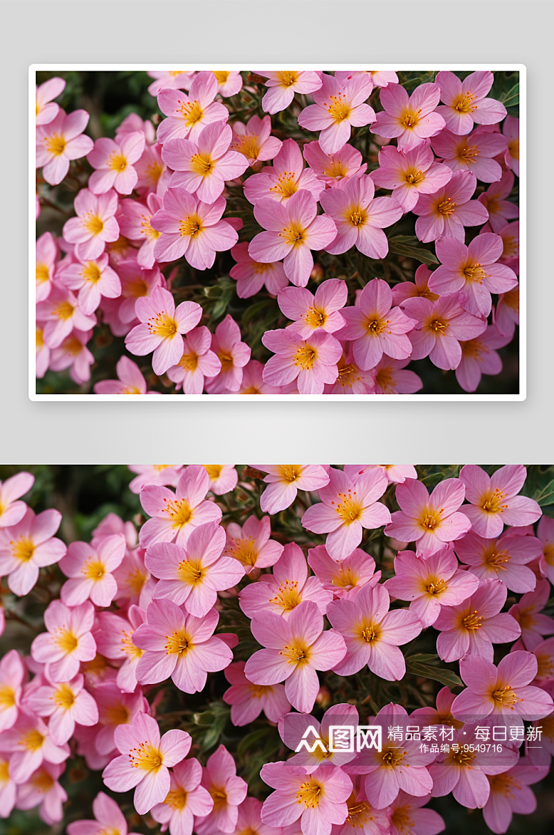 粉红色开花植物特写图片素材