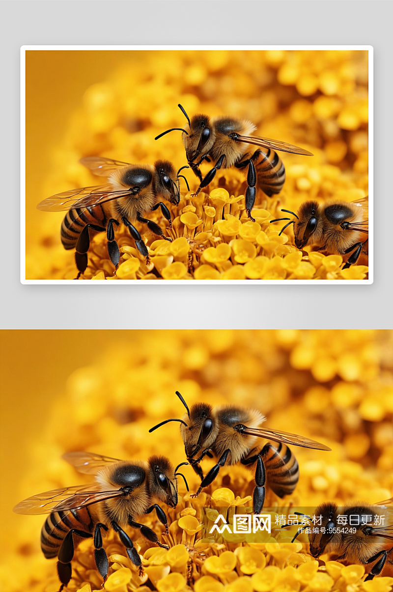 欢聚一堂辛勤小蜜蜂图片素材
